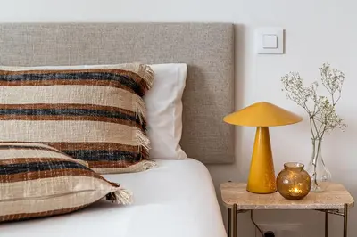 Cama o camas de una habitación en Waou Gran Via Apartment IV - Corta Duración