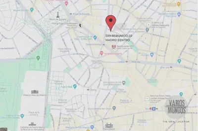 Plano de Malasaña encantadora para 6, ven a San Bernardo 20 E3