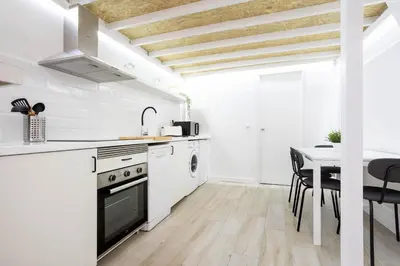 Una cocina o zona de cocina en MCD Alojamiento temporal en M Vadillo