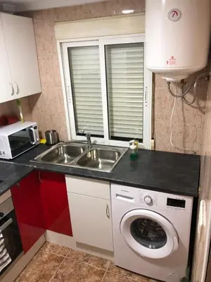 Una cocina o zona de cocina en Alojamiento entero céntrico