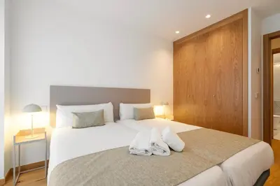 Cama o camas de una habitación en Elegance & comfort in Chamberi - 5A