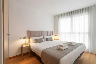 Cama o camas de una habitación en Elegance & comfort in Chamberi- 1C