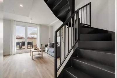 Zona de estar de Apartment GR70-ATB