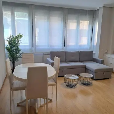 Zona de estar de Avenida de America Suite Terrace