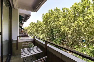 Un balcón o terraza de Paseo del Prado II - Apartamento de 1 dormitorio con Piscina y Terraza