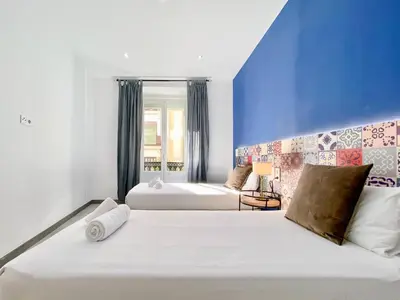 Cama o camas de una habitación en Puerta del Sol Center - En el Centro de Madrid